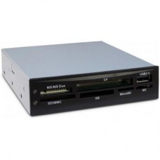 Считыватель флеш-карт Nitrox USB2.0 3.5" SD/MMC/MS/CF/xD/Micro SD/M2 (CI-02)