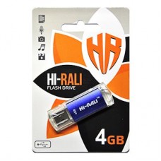 USB флеш накопитель Hi-Rali 4GB Rocket Series Blue USB 2.0 (HI-4GBVCBL)