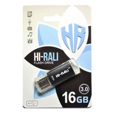 USB флеш накопитель Hi-Rali 16GB Rocket Series Black USB 2.0 (HI-16GB3VCBK)