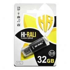 USB флеш накопитель Hi-Rali 32GB Shuttle Series Black USB 2.0 (HI-32GB3VCBK)