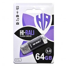 USB флеш накопитель Hi-Rali 64GB Rocket Series Black USB 3.0 (HI-64GB3VCBK)