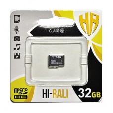 Карта памяти Hi-Rali 32GB microSDHC class 10 (HI-32GBSDCL10-00)