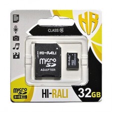 Карта памяти Hi-Rali 32GB microSDHC class 10 (HI-32GBSDCL10-01)