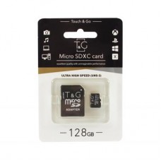 Карта памяти T&G 128GB microSDXC class 10 UHS-I U3 (TG-128GBSD10U3-01)