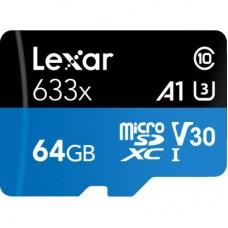Карта памяти Lexar 64GB microSDXC class 10 UHS-I 633x (LSDMI64GBB633A)