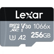Карта памяти Lexar 256GB microSDXC class 10 UHS-I 1066x Silver (LMS1066256G-BNANG)