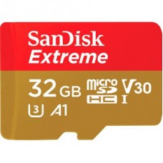 Карта памяти SanDisk 32GB microSDHC class 10 UHS-I A1 V30 Extreme (SDSQXAF-032G-GN6GN)