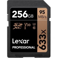 Карта памяти Lexar 256GB SDXC class 10 UHS-I U3 V30 633x Professional (LSD256CB633)