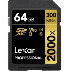 Карта памяти Lexar 64GB SDXC class 10 UHS-II 2000x Professional (LSD2000064G-BNNNG)