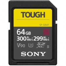 Карта памяти Sony 64GB SDXC class10 UHS-II U3 V90 Tough (SF-G64T)