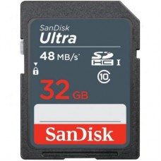 Карта памяти SanDisk 32GB SDHC class 10 UHS-I Ultra Lite (SDSDUNR-032G-GN3IN)