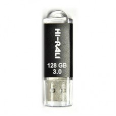 USB флеш накопитель Hi-Rali 128GB Rocket Series Black USB 3.0 (HI-128GBVC3BK)