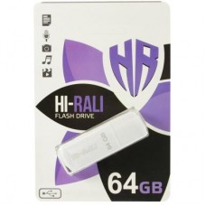 USB флеш накопитель Hi-Rali 64GB Taga Series White USB 2.0 (HI-64GBTAGWH)