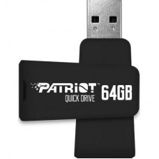 USB флеш накопитель Patriot 64GB Color Quick Drive Black USB 3.1 (PSF64GQDBK3USB)