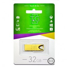 USB флеш накопитель T&G 32GB 117 Metal Series Gold USB 2.0 (TG117GD-32G3)