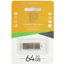 USB флеш накопитель T&G 64GB 100 Metal Series Silver USB 3.0 (TG100-64G3)