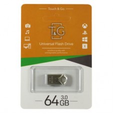 USB флеш накопитель T&G 64GB 106 Metal Series Silver USB 3.0 (TG106-64G3)
