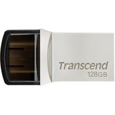 USB флеш накопитель Transcend 128GB JetFlash 890 Silver USB 3.1/Type-C (TS128GJF890S)