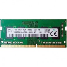 Модуль памяти для ноутбука SoDIMM DDR4 4GB 2666 MHz Hynix (HMA851S6JJR6N-VK)
