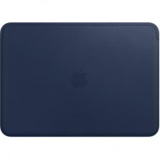 Чехол для ноутбука Apple 12" MacBook Leather Sleeve, Midnight Blue (MQG02ZM/A)