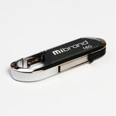 USB флеш накопитель Mibrand 16GB Aligator Grey USB 2.0 (MI2.0/AL16U7G)