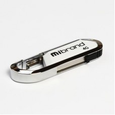 USB флеш накопитель Mibrand 4GB Aligator White USB 2.0 (MI2.0/AL4U7W)