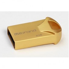 USB флеш накопитель Mibrand 4GB Hawk Gold USB 2.0 (MI2.0/HA4M1G)