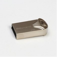 USB флеш накопитель Mibrand 4GB Hawk Silver USB 2.0 (MI2.0/HA4M1S)