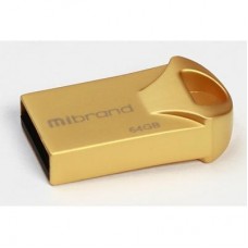 USB флеш накопитель Mibrand 64GB Hawk Gold USB 2.0 (MI2.0/HA64M1G)