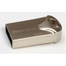 USB флеш накопитель Mibrand 64GB Hawk Silver USB 2.0 (MI2.0/HA64M1S)