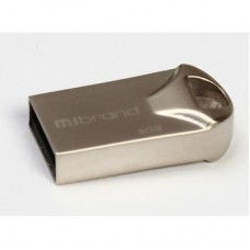 USB флеш накопитель Mibrand 8GB Hawk Silver USB 2.0 (MI2.0/HA8M1S)