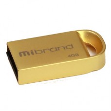 USB флеш накопитель Mibrand 4GB lynx Gold USB 2.0 (MI2.0/LY4M2G)