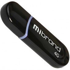 USB флеш накопитель Mibrand 4GB Panther Black USB 2.0 (MI2.0/PA4P2B)
