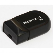 USB флеш накопитель Mibrand 8GB Scorpio Black USB 2.0 (MI2.0/SC8M3B)