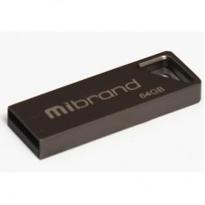 USB флеш накопитель Mibrand 64GB Stingray Grey USB 2.0 (MI2.0/ST64U5G)