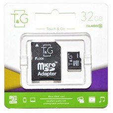 Карта памяти T&G 32GB microSDHC class 10 UHS-I (TG-32GBSD10U1-01)