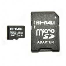 Карта памяти Hi-Rali 128GB microSDXC class 10 UHS-I U3 (HI-128GBSD10U3-01)