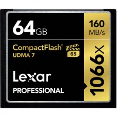 Карта памяти Lexar 64GB Compact Flash 1066x Professional (LCF64GCRB1066)