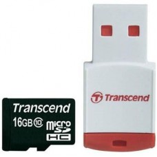 Карта памяти Transcend 16Gb microSDHC class 10 (TS16GUSDHC10-P3)