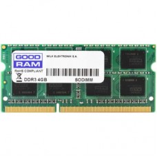 Модуль памяти для ноутбука SoDIMM DDR3 4GB 1600 MHz Goodram (GR1600S364L11/4G)