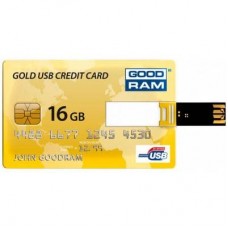 USB флеш накопитель Goodram 16Gb GOLD CREDIT CARD (PD16GH2GRCCPR9)