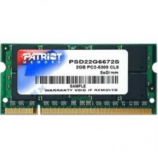 Модуль памяти для ноутбука SoDIMM DDR2 2GB 667 MHz Patriot (PSD22G6672S)