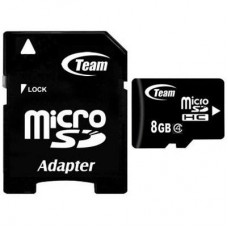 Карта памяти Team 8Gb microSDHC class 4 (TUSDH8GCL403)