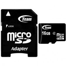 Карта памяти Team 16Gb microSDHC class 4 (TUSDH16GCL403)