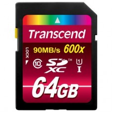 Карта памяти Transcend 64Gb SDXC UHS-I Ultimate (TS64GSDXC10U1)