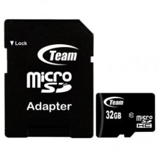 Карта памяти Team 32Gb microSDHC class 10 (TUSDH32GCL1003)