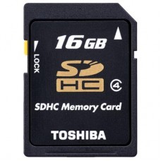 Карта памяти Toshiba 16Gb SDHC class 4 (SD-K16GJ(BL5)