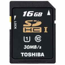 Карта памяти Toshiba 16Gb SDHC UHS-I class 10 (SD-T016UHS1(BL5)