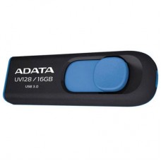 USB флеш накопитель ADATA 16Gb UV128 black-blue USB 3.0 (AUV128-16G-RBE)