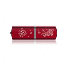 USB флеш накопитель Silicon Power 16Gb LuxMini 720 red winter edition (SP016GBUF2720V1R-LE)